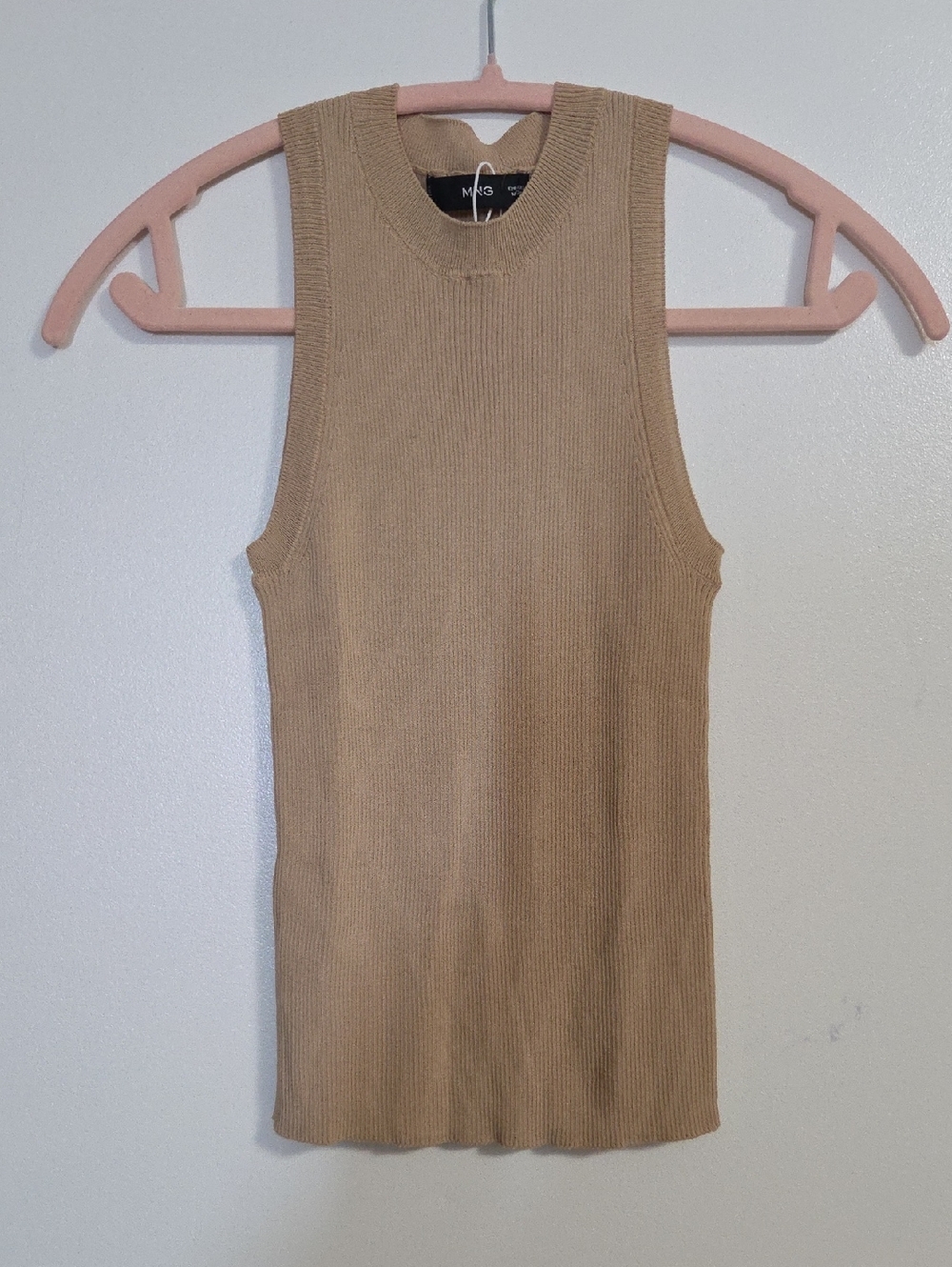 Mango MNG Karl Rib Knit Tank Top - Picture 6 of 11
